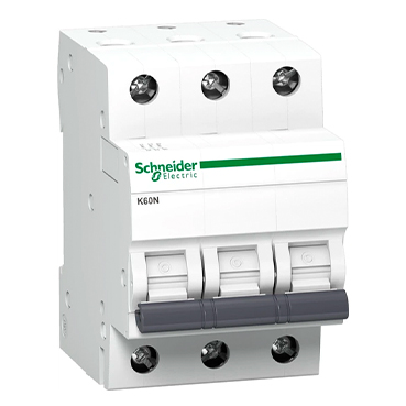 Автоматичний вимикач 3 п, 10А, c, 6ka, acti9 k60n schneider electric a9k02310 Автоматичний вимикач 3 п, 10А, c, 6ka, acti9 k60n schneider electric a9k02310